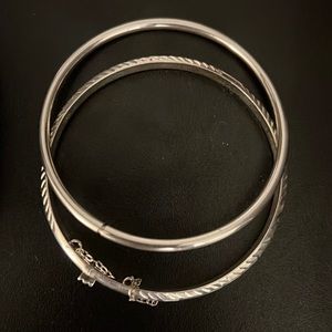 Sterling silver bracelets/bangles